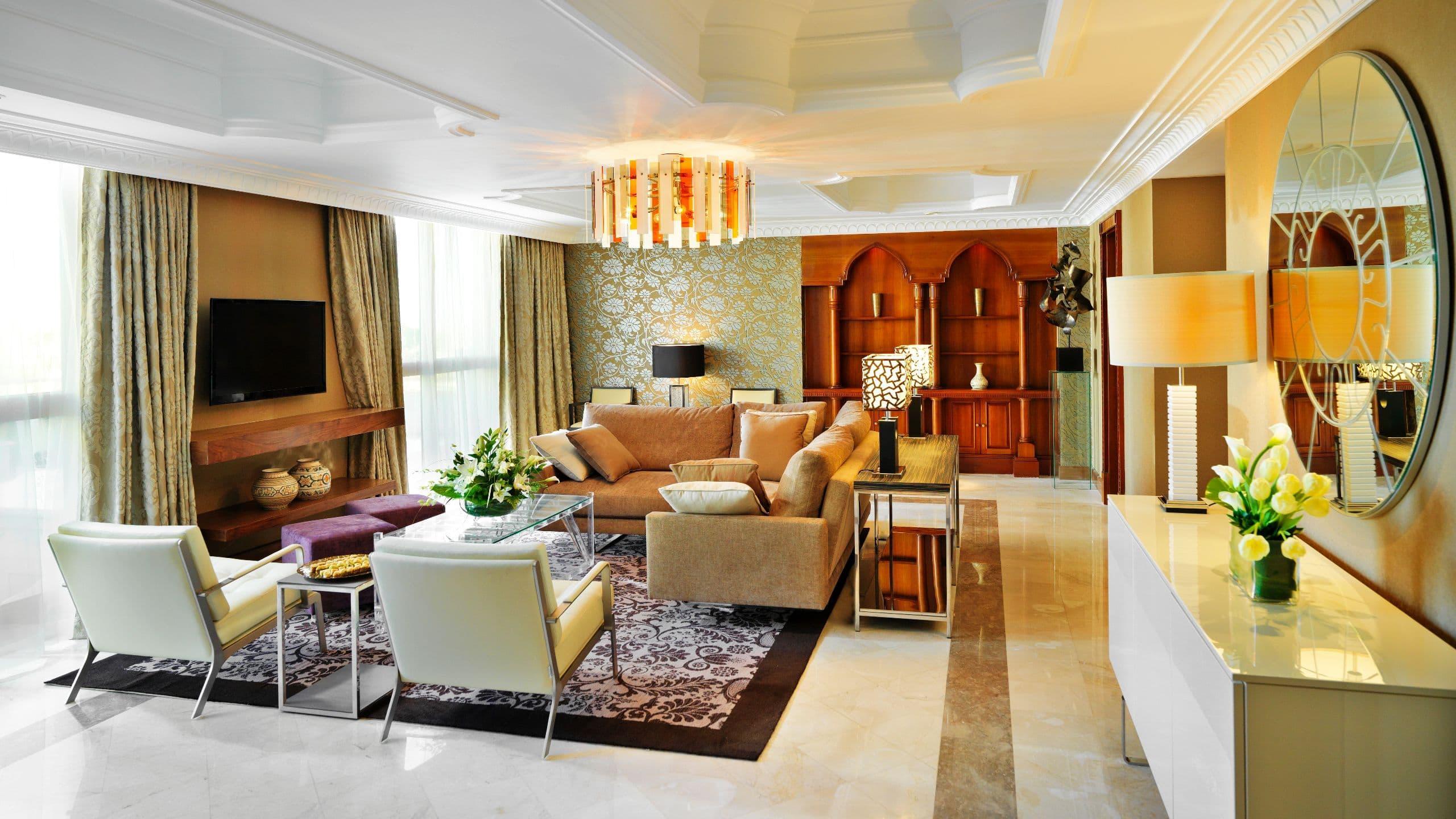 ホテル グランド ハイヤット アンマン エクステリア 写真 A suite at the Jumeirah Emirates Towers Hotel